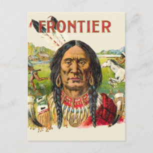 Frontier Cigar Adverteren Briefkaart