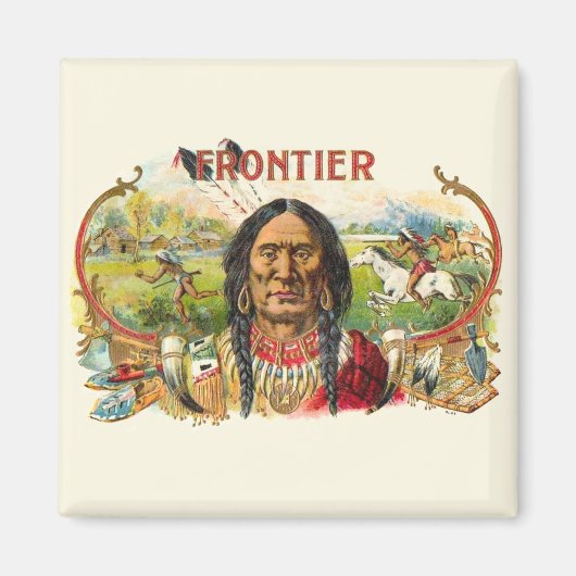 Frontier Cigar Adverteren Magneet (Voorkant)