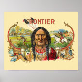 Frontier Cigar Adverteren Poster (Voorkant)