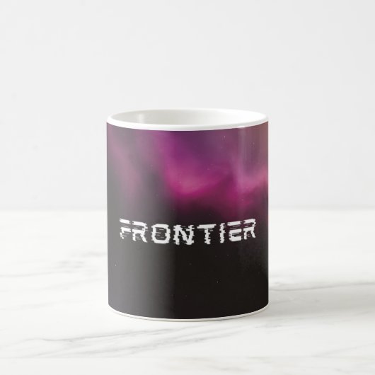 Frontier Coffee Mok – Paarse Space Dust Edition (Center)
