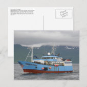 Frontier Spirit, Longliner in de Nederlandse haven Briefkaart (Voorkant / Achterkant)