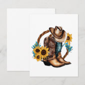 Frontier Whispers: Wild West Note Cards Notitiekaartje (Voorkant / Achterkant)