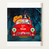 Frontière Collie Chien Conduite Voiture Effrayant  (Dos)