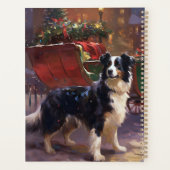 Frontière Collie Festive de Noël (Dos)
