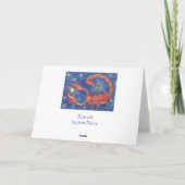 Frontière de blanc de carte de "joyeux (Dos)