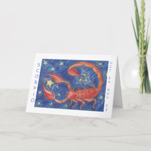 Cartes Scorpion D Anniversaire Zazzle Be