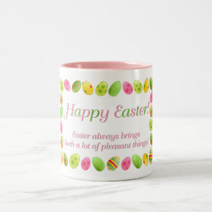 Frontière des oeufs de Pâques - Bonne Mug de Pâque