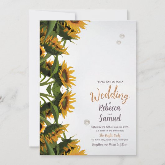 FRONTIÈRE DES SOUS-SOUS-SOUS Faire-part de mariage (Devant)