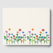 Frontière florale sur livre d'or clair (Verso)