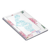 Frontière rose d'aquarelle du carnet | de Doula (Côté Droit)
