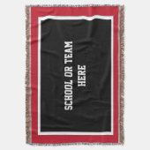 Frontière rouge blanche de noir de couverture (devant Vertical)