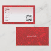 Frontière rouge générique de modèle de carte de (Devant / Derrière)