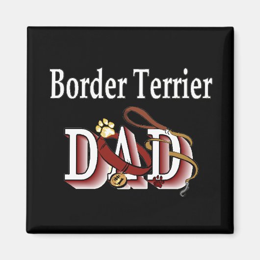 frontière terrier papa Magnet (Devant)