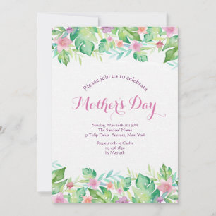 Frontières en fleurs Invitation