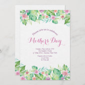 Frontières en fleurs Invitation (Devant / Derrière)