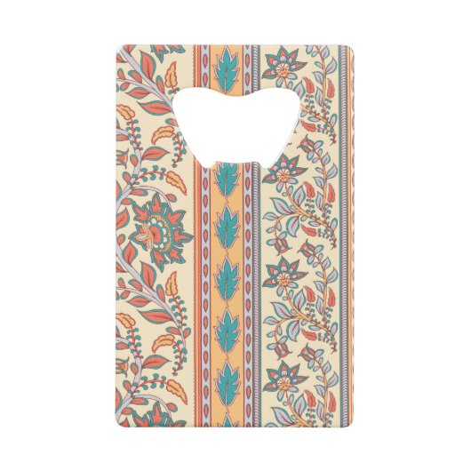 Frontières florales indiennes Motif sans joint (Devant)