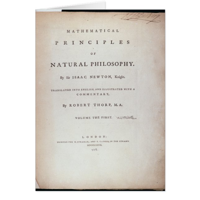 Frontispice au volume I (Devant)