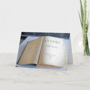 Frontispice van "Ulysses" door James Joyce Kaart