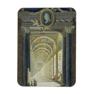 Frontispiece met een medallion-portret van Raphael Magneet