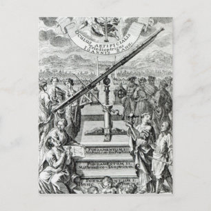 Frontispiece "Oculus Artificialis Briefkaart