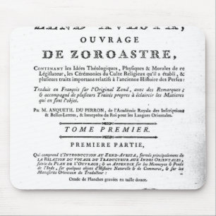 Frontispiece of a edition of the 'Zend' Muismat