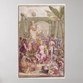 Frontispiece of 'Hortus Cliffortianus' van Carl Poster (Voorkant)