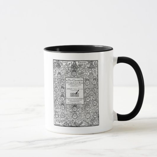 Frontispiece of "The Chronicles of England" Mok (Rechts)