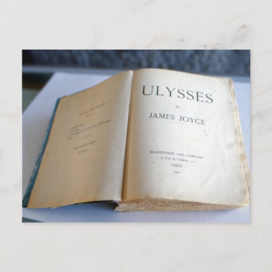 Frontispiece of "Ulysses" van James Joyce Briefkaart (Voorkant)