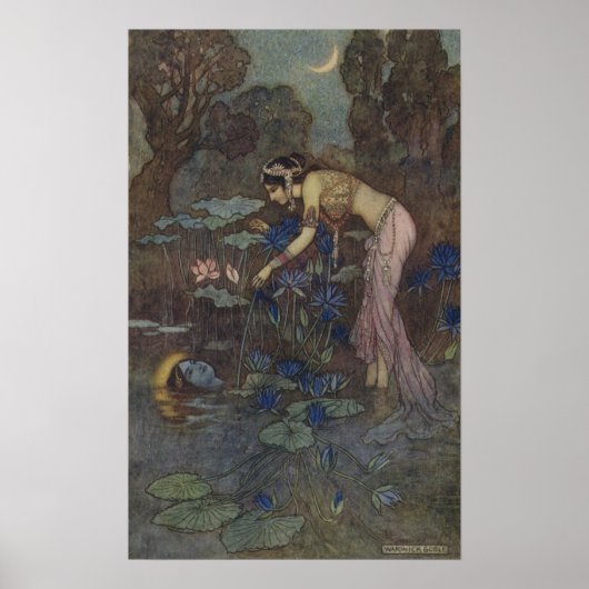 Frontispiece Sita vindt Rama bij de Lotus Poster (Voorkant)