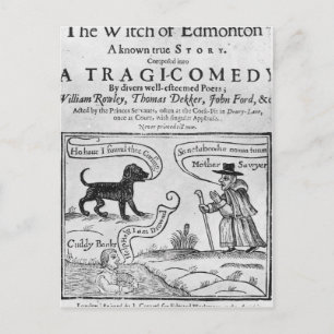 Frontispiece "The Witch of Edmonton Briefkaart