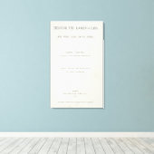 Frontispiece to 'Alice Through the look-Glass' Canvas Afdruk (Insitu (Houten vloer))