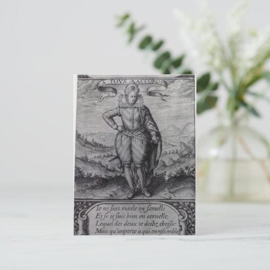 Frontispiece to Les Hermaphrodites Briefkaart (Staand voorkant)