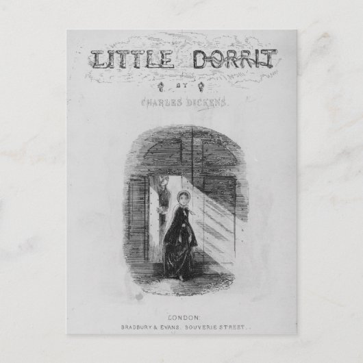 Frontispiece to 'Little Dorrit' van Charles Briefkaart (Voorkant)