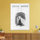 Frontispiece to 'Little Dorrit' van Charles Canvas Afdruk (Insitu (Woonkamer))