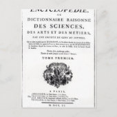 Frontispiece to 'The Encyclopedia Briefkaart (Voorkant)