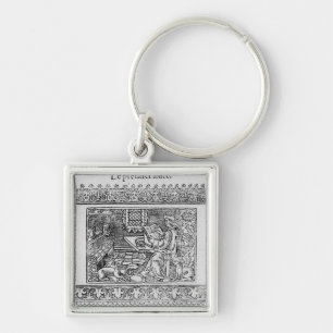 Frontispiece to the first book of Utopia Sleutelhanger