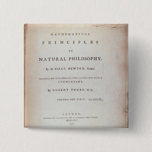 Frontispiece to Volume I Vierkante Button 5,1 Cm