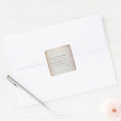 Frontispiece to Volume I Vierkante Sticker (Envelop)