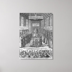 Frontispiece to 'Vox Regis' van Thomas Scott Canvas Afdruk