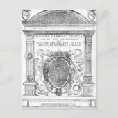 Frontispiece uit 'Monas Hieroglyphica' Briefkaart (Voorkant)