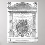 Frontispiece uit 'Monas Hieroglyphica' Poster (Voorkant)