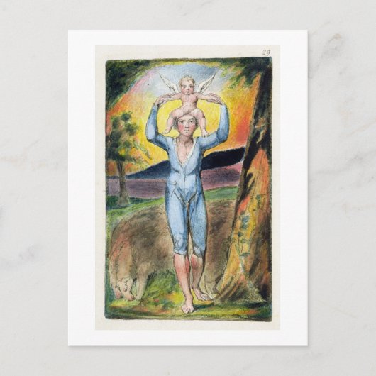 Frontispiece van 'Innocence and of Exper' Briefkaart (Voorkant)