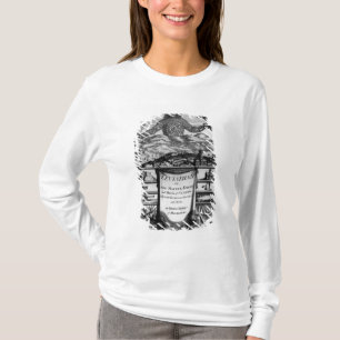 Frontispiece van Thomas Hobbes of Malmesbury T-shirt