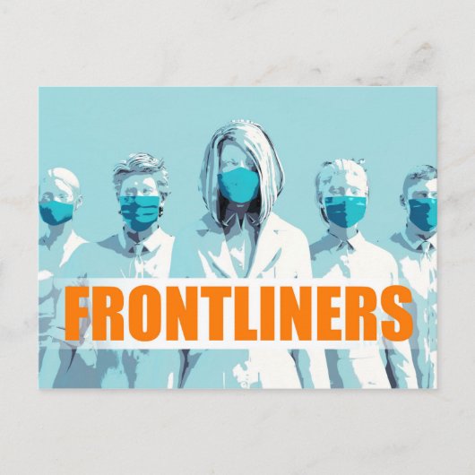 Frontliners Medisch Personeel voor Coronavirus Briefkaart (Voorkant)