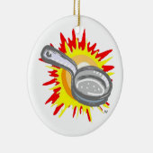 Frontpannen pan keramisch ornament (Rechts)