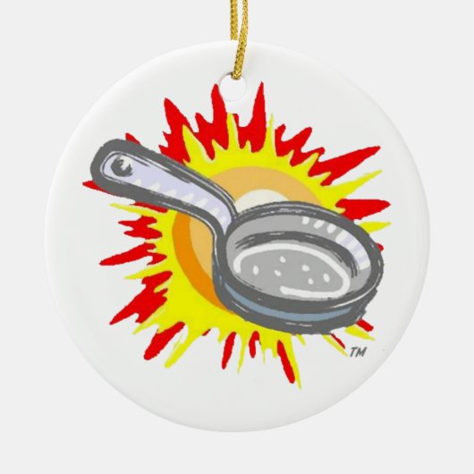 Frontpannen pan keramisch ornament (Voorkant)