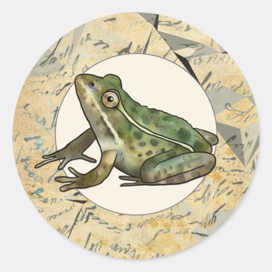 Frosch ronde sticker (Voorkant)
