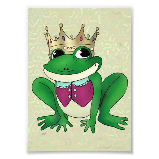 Froschkönig Foto Afdruk (Voorkant)