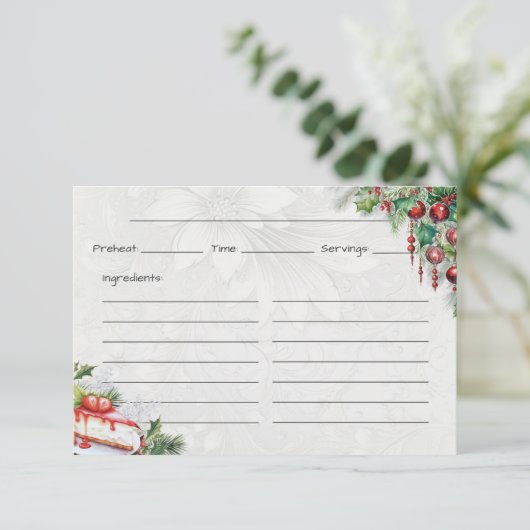 Frost Bite Basic Recept Kaart (Staand voorkant)