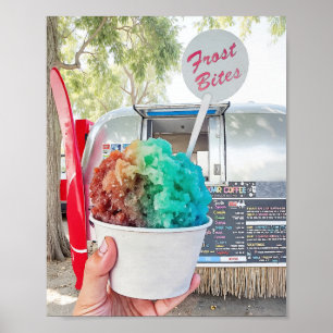 Frost Bite Seaside Florida 30A Waterverf Poster
